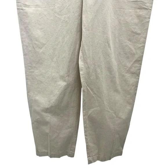 Outerknown NWT S.E.A. Organic Cotton Linen Natural Coveralls Jumpsuit Women’s XL - Picture 9 of 16